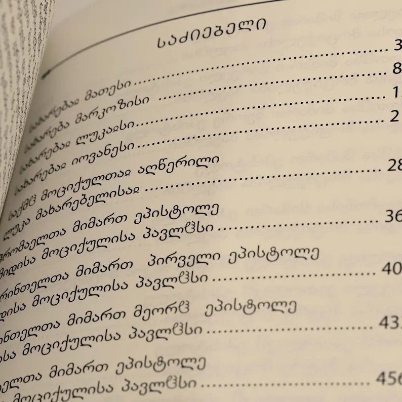 Orthodox New Testament in Georgian / exclusive gift book - Image 7