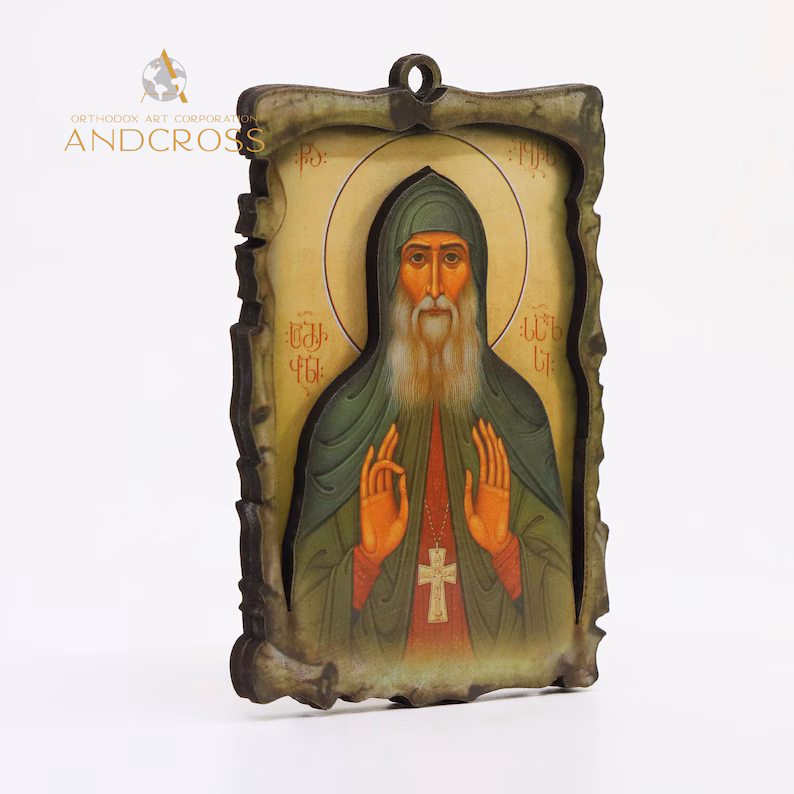Prayer Set Dedicated to Saint Gabriel of Samtavro / Orthodox Christian Gift / Relic Cloth Gift - Image 15